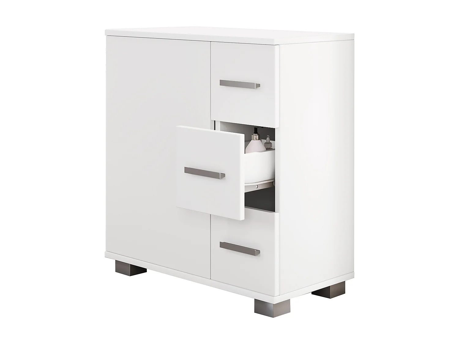 Bathroom furniture Midischrank Zalo White H. 65 x W. 60 x D. 30 cm