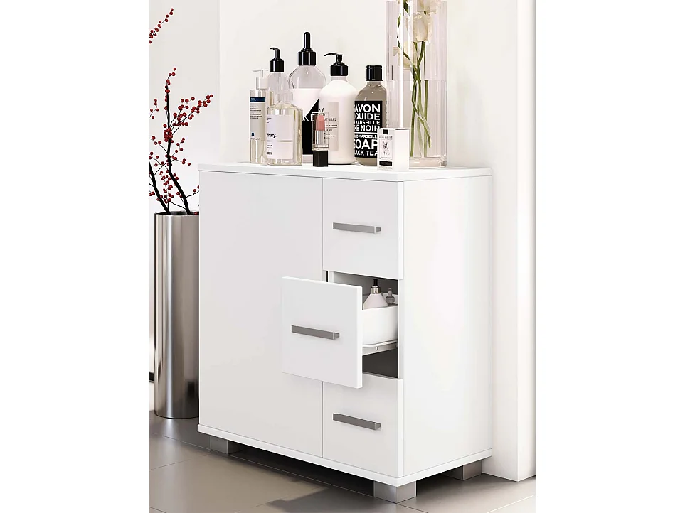 Bathroom furniture Midischrank Zalo White H. 65 x W. 60 x D. 30 cm