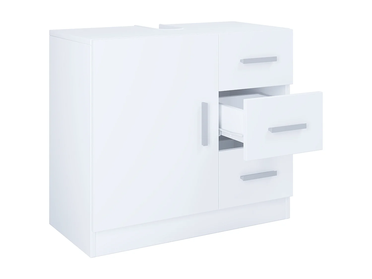 Mobiliário de banheiro armário de lavatório Zalo Branco A. 56 x L. 63 x P. 30 cm