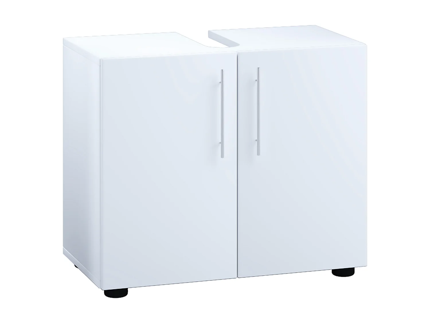 Mobiliário de banheiro armário de lavatório Flandu Branco A. 51 x L. 60 x P. 30 cm