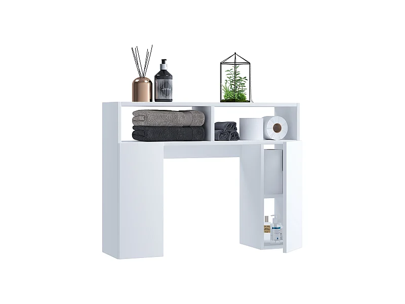 Holz Wandregal Überbau WC Bad Regal Tinol S