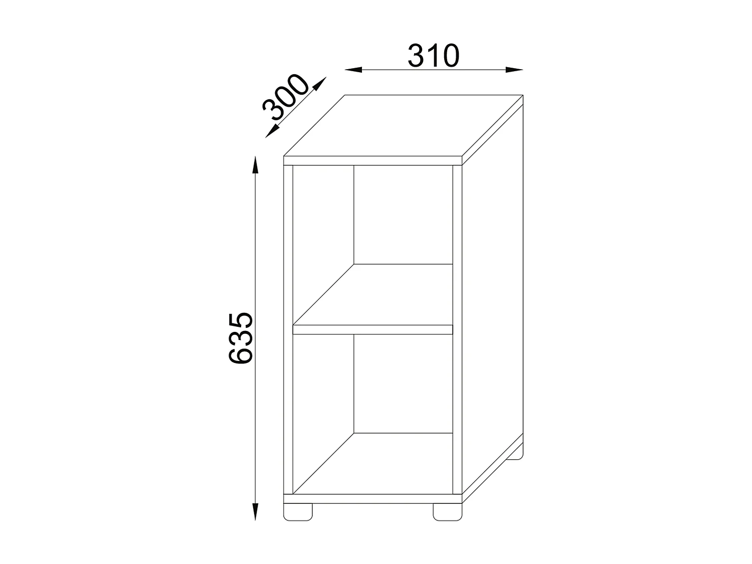 Meble łazienkowe Midischrank Półka łazienkowa Benos-2