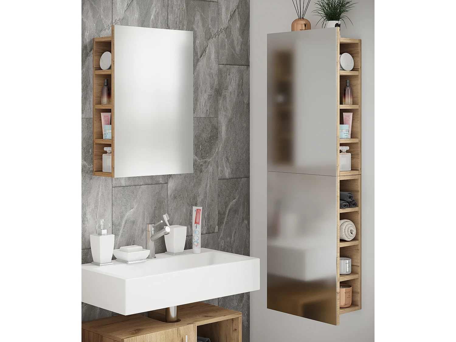 Szafka lustrzana Mirror Flandu XL