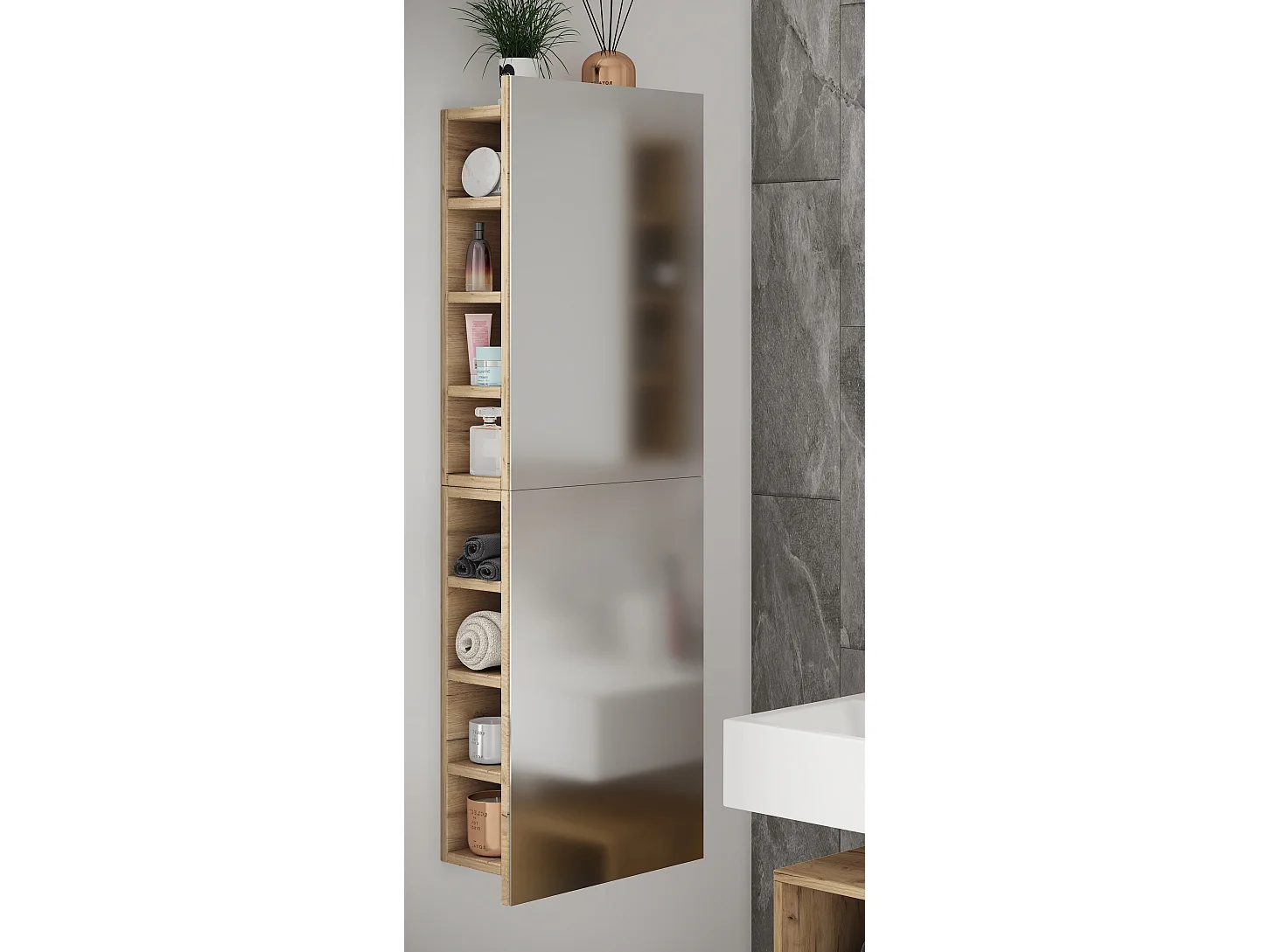 Szafka lustrzana Mirror Flandu XL