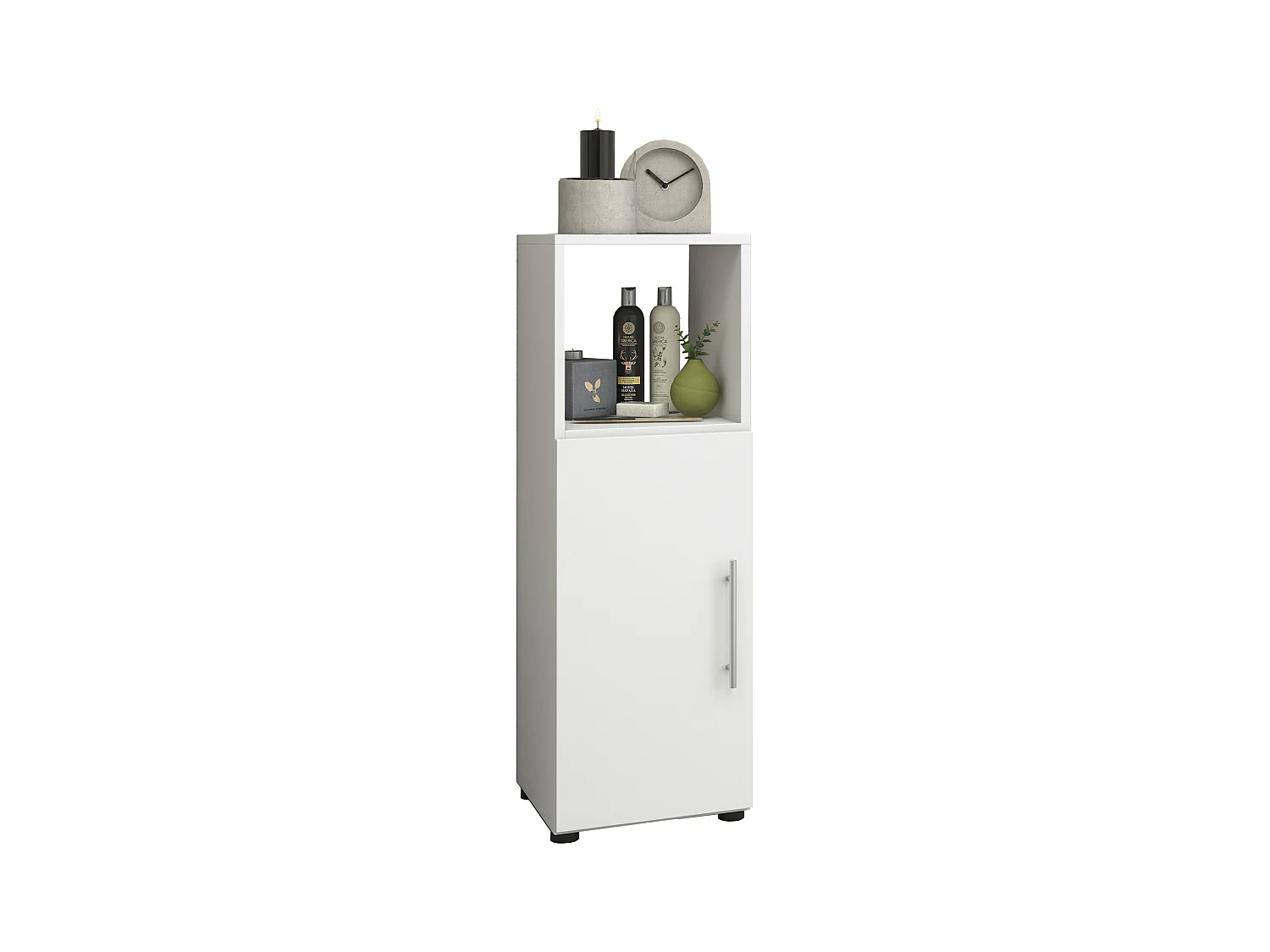 Bathroom furniture Midischrank Flandu White H. 93 x W. 31 x D. 30 cm