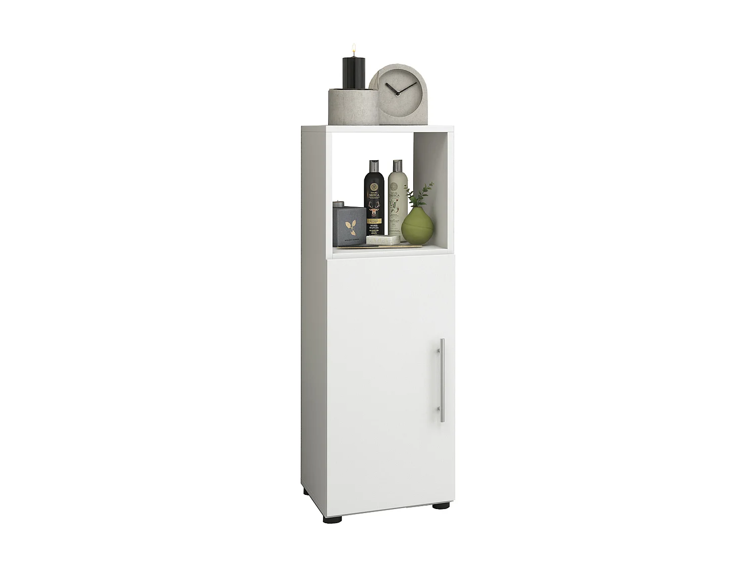 Bathroom furniture Midischrank Flandu White H. 93 x W. 31 x D. 30 cm