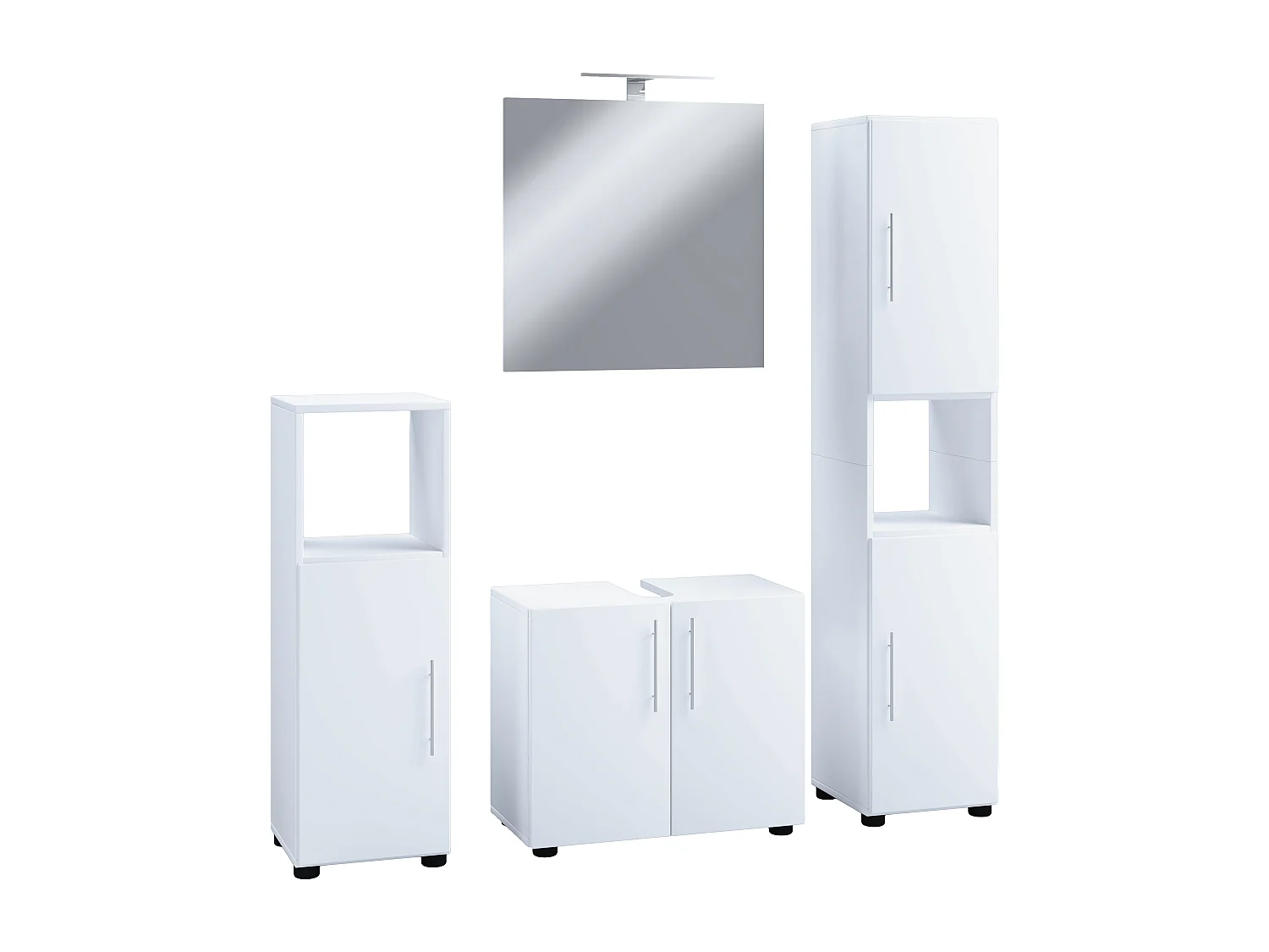 Bathroom furniture sets Flandu White 0