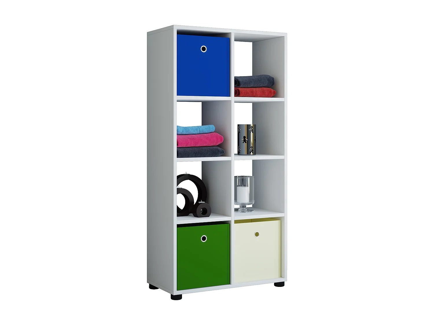 Bathroom furniture Midischrank Benos White H. 123 x W. 60 x D. 30 cm
