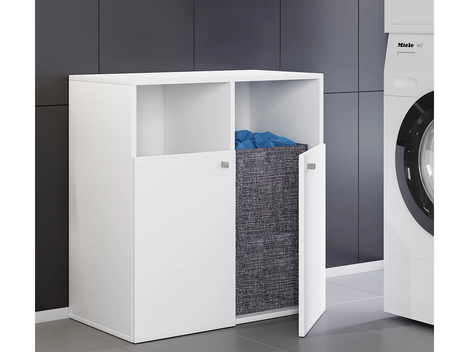 Wäscheschrank Wäschetruhe Wäschebox Dreso L 2-f