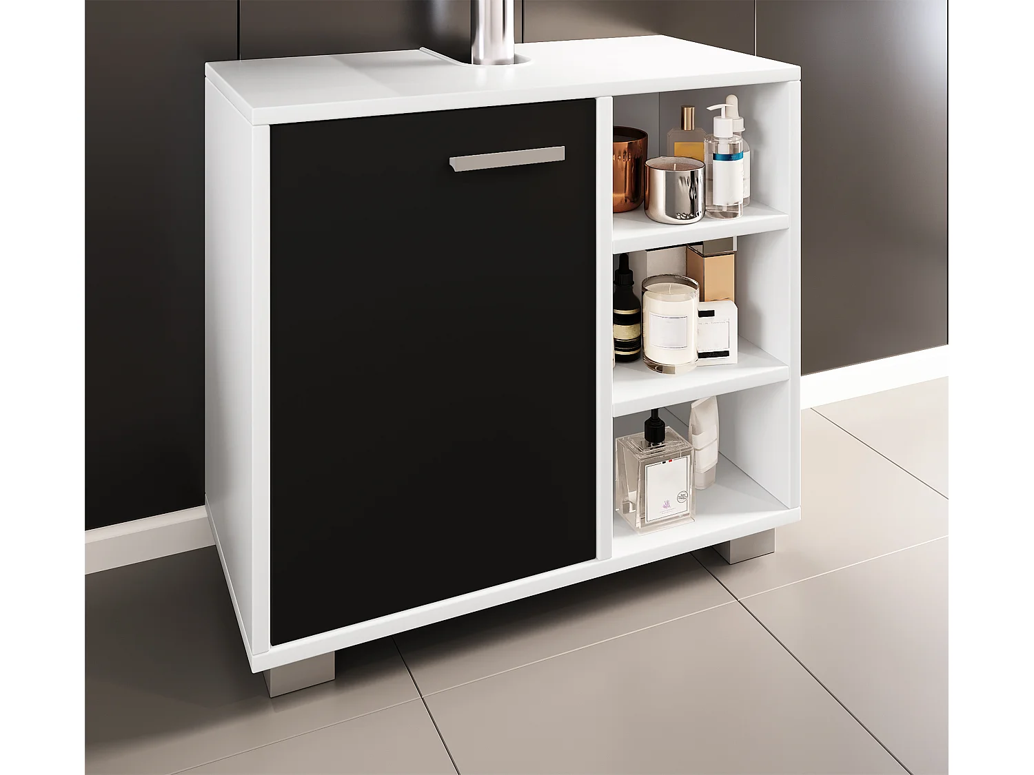 Armadio bagno in legno Zalo L