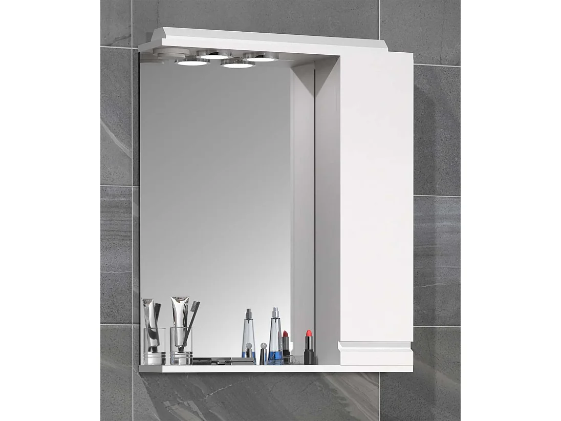 Móveis de casa de banho Silora Branco A. 71 x L. 60 x P. 14 cm