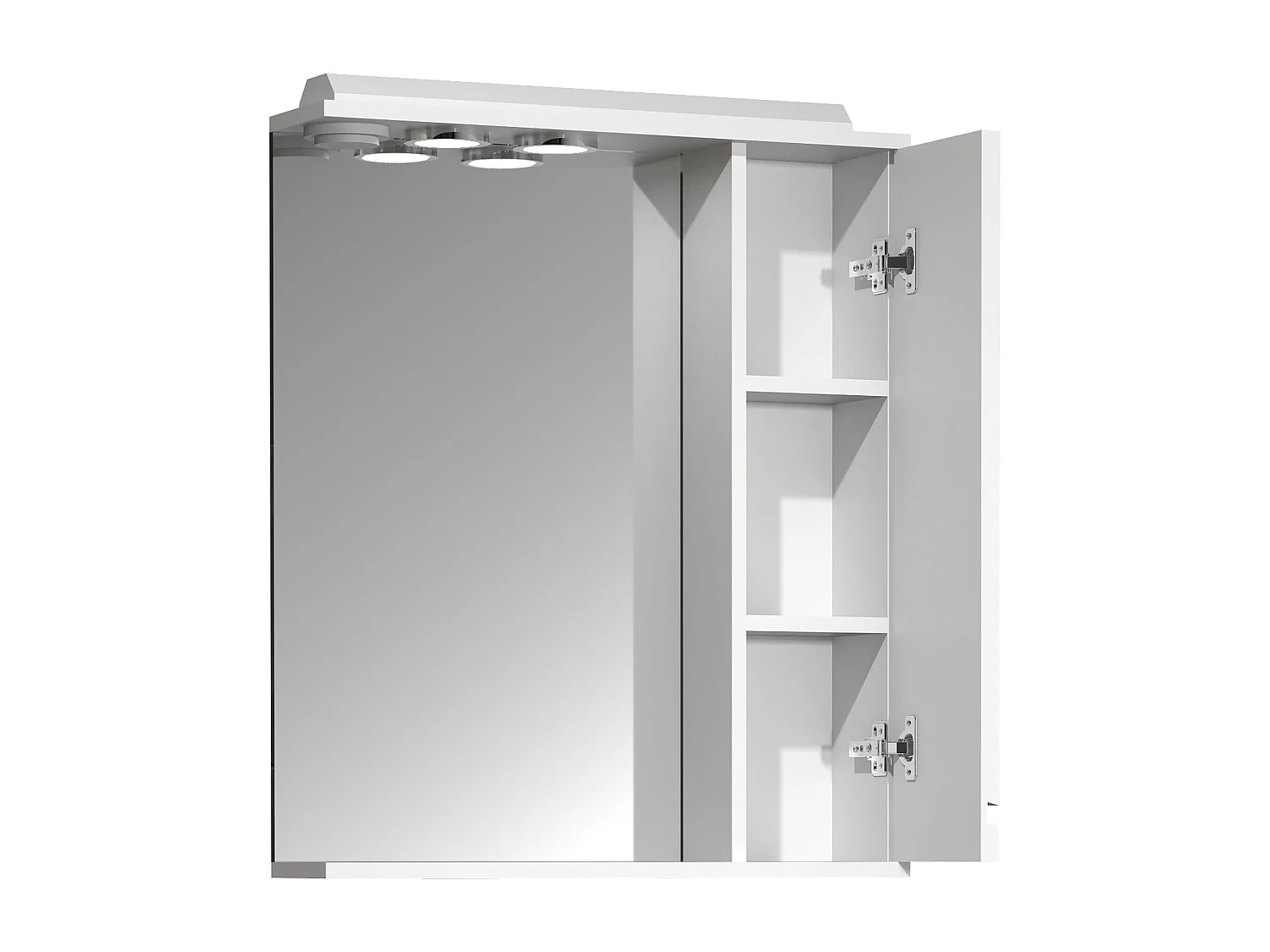 Móveis de casa de banho Silora Branco A. 71 x L. 60 x P. 14 cm