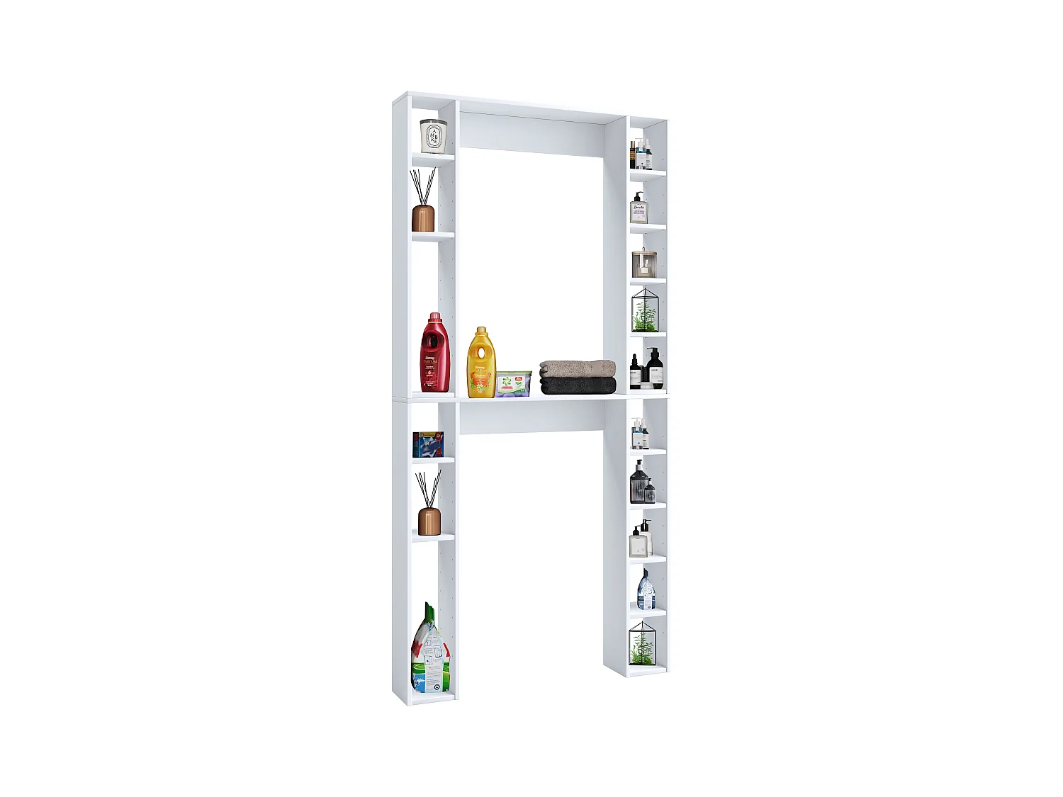 Holz Wandregal Überbau WC Bad Regal Tinol XL