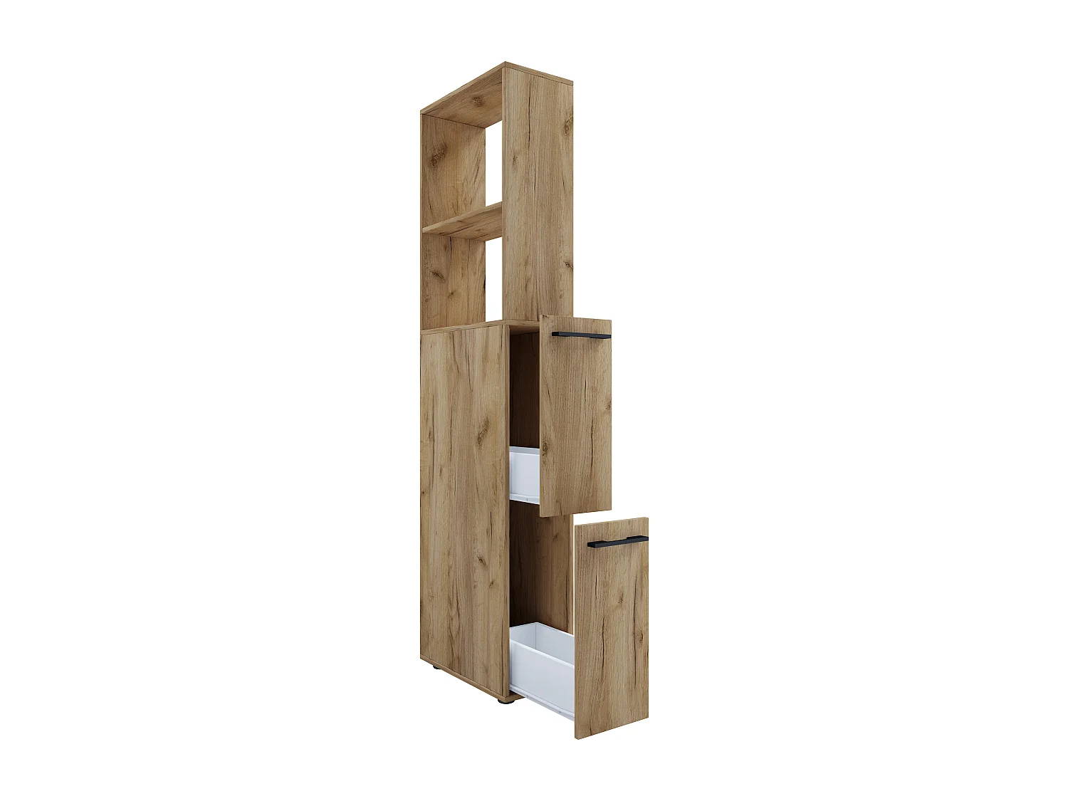 Houten badkamermeubel niche kast Sadilo XL