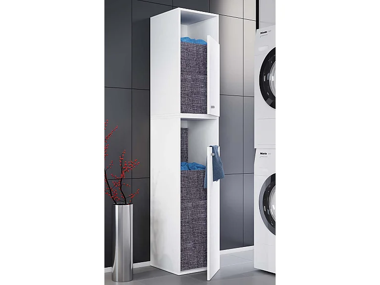 Wäscheschrank Wäschetruhe Wäschebox Dreso XXL 2f