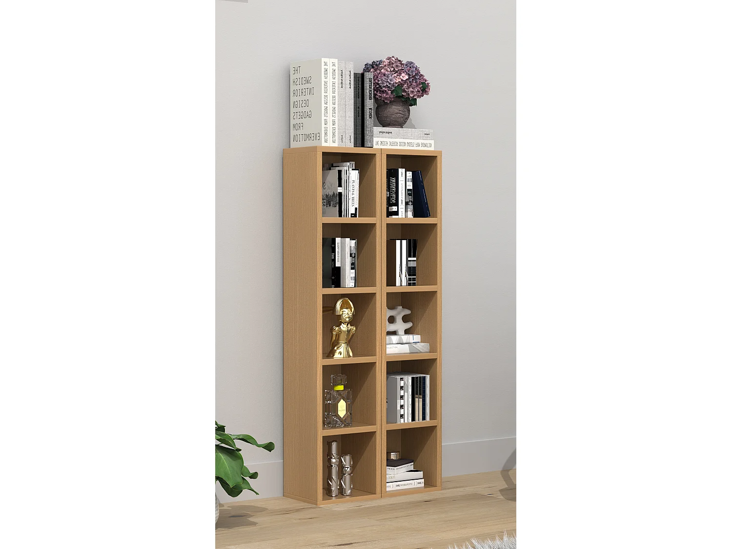 Wood CD DVD Storage Shelf Megosa S