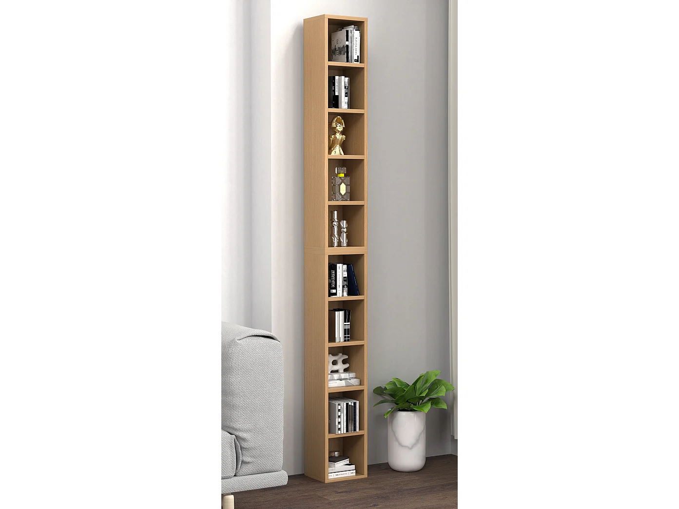 Wood CD DVD Storage Shelf Megosa S