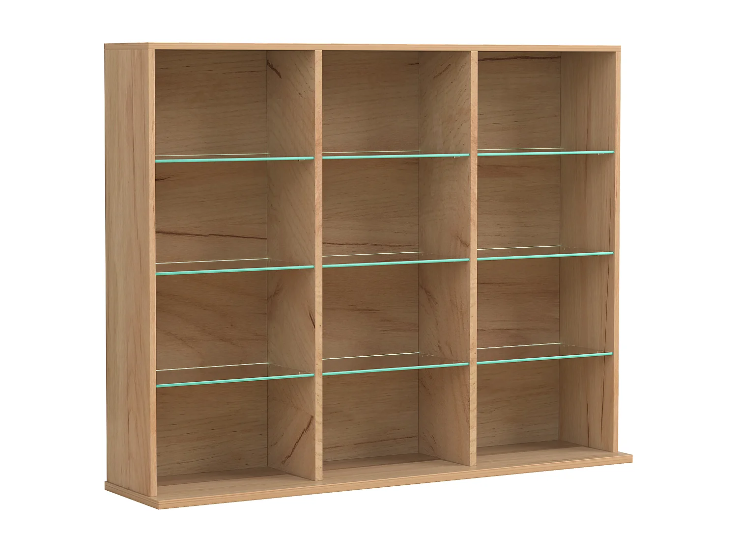 Holz CD DVD Standregal Bücherregal Regal Zilas L