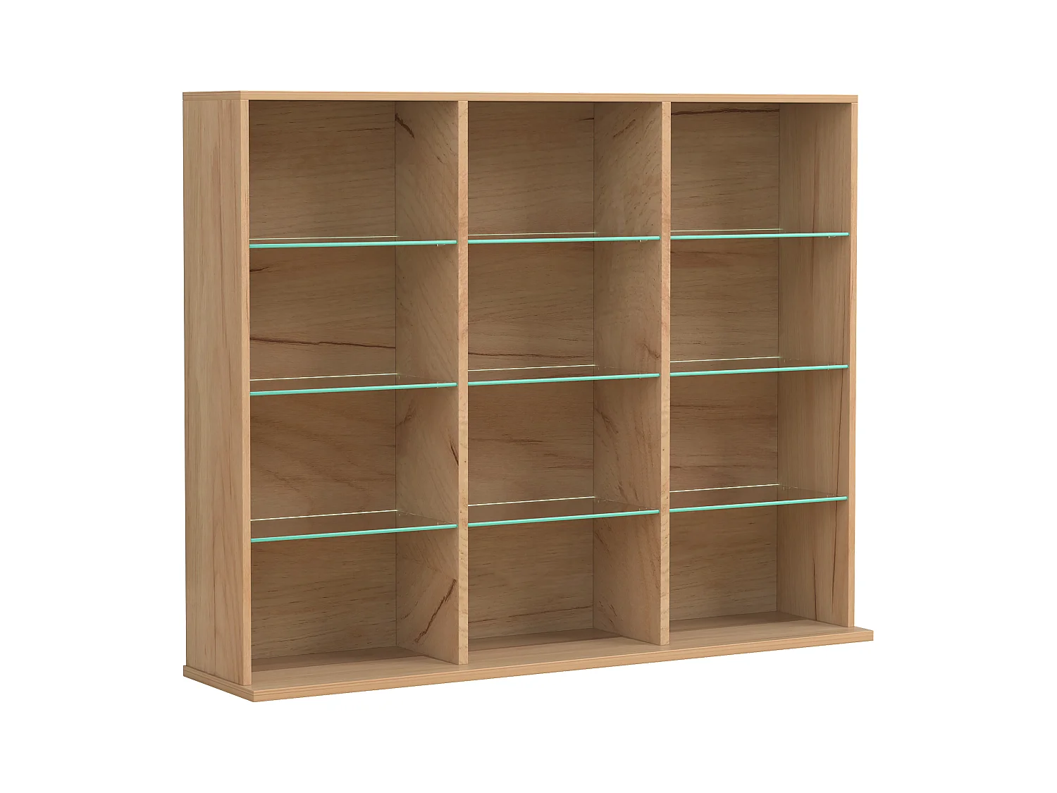 Stand Rack Zilas Honey oak H. 82 x W. 102 x D. 23 cm