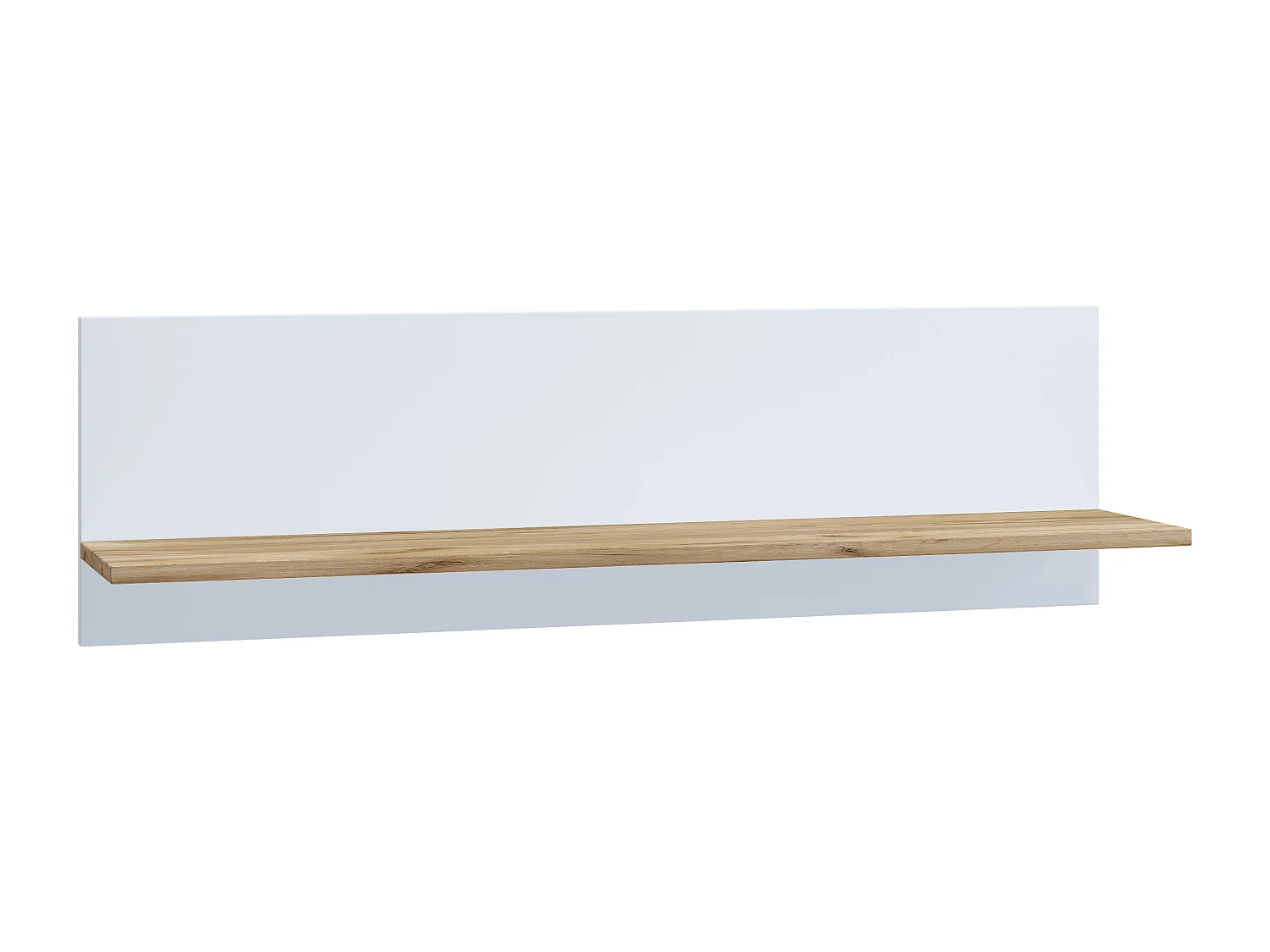 Wall Rack Usilo White / Honey oak H. 30 x W. 102 x D. 20 cm