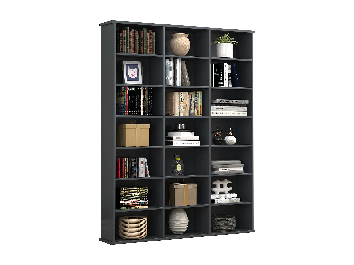 Stand Rack Megosa Anthracite H. 136 x W. 105 x D. 19 cm