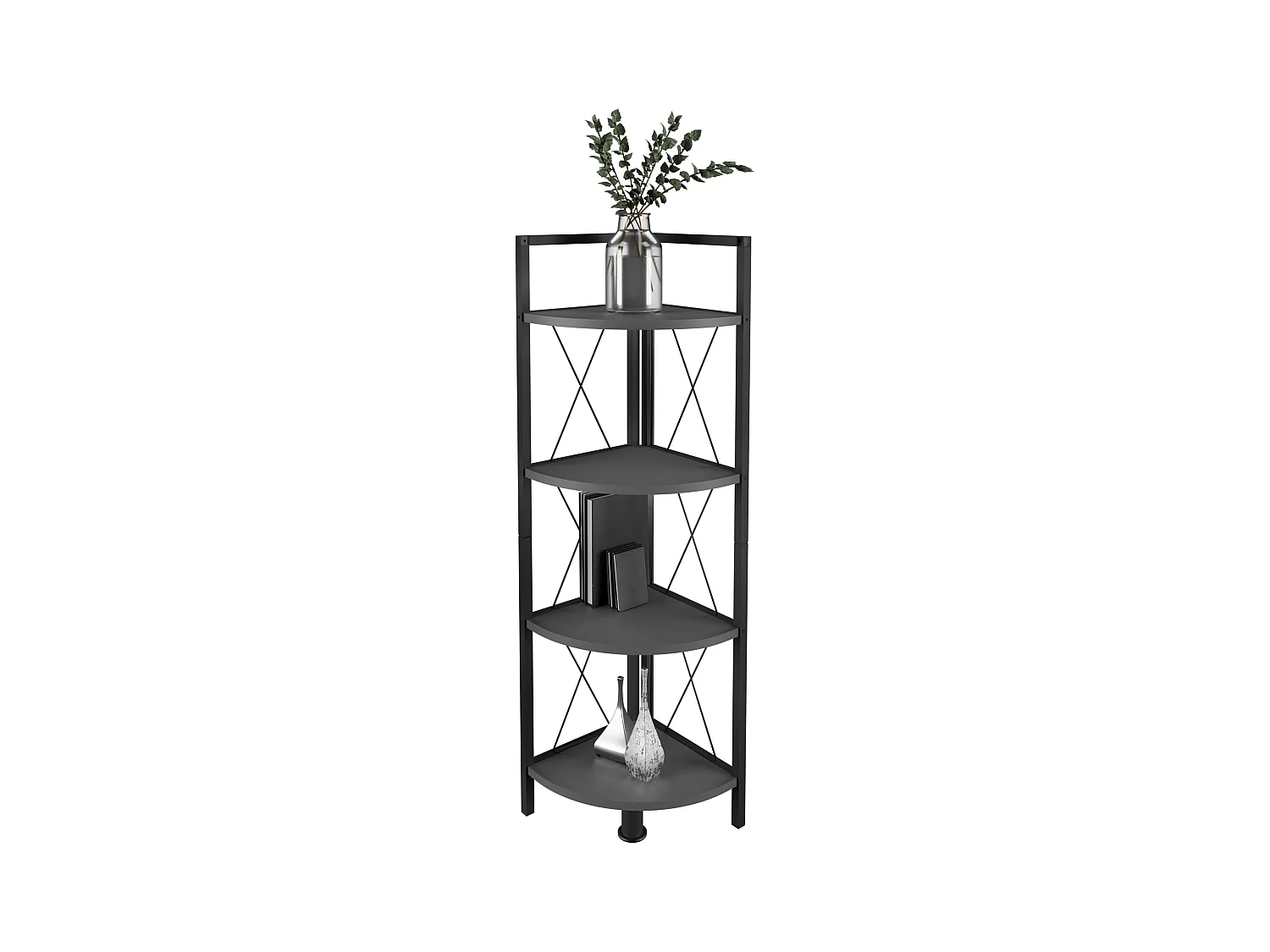Stand Rack Insasi Anthracite H. 122 x W. 34 x D. 34 cm