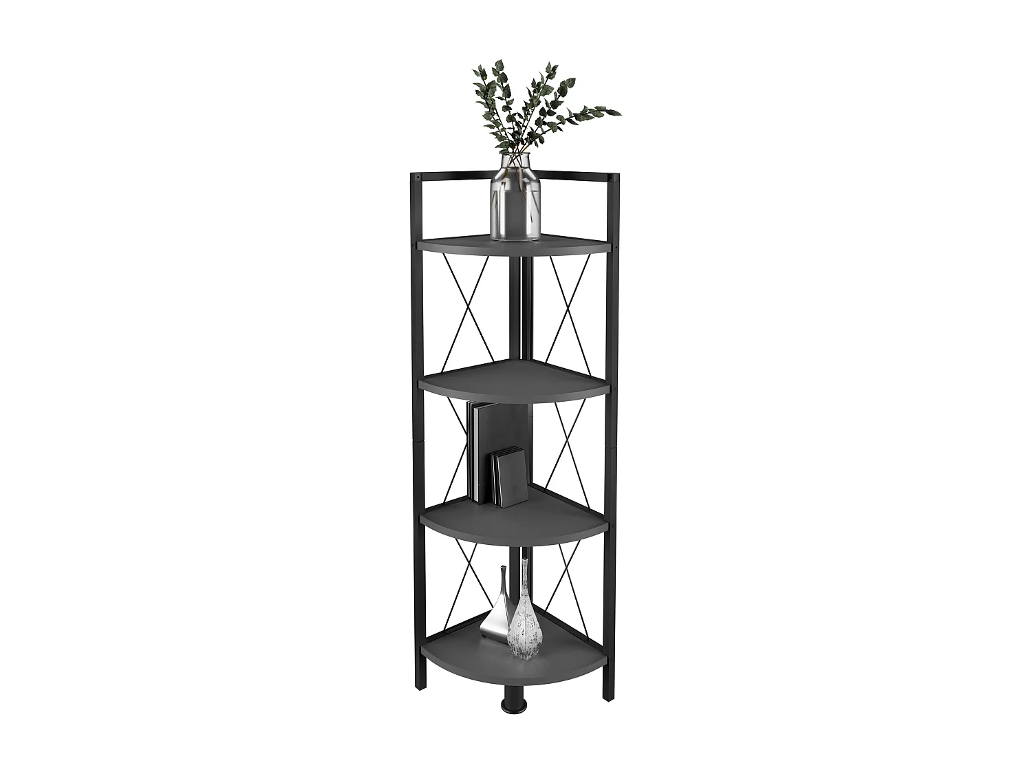 Stand Rack Insasi Anthracite H. 122 x W. 34 x D. 34 cm