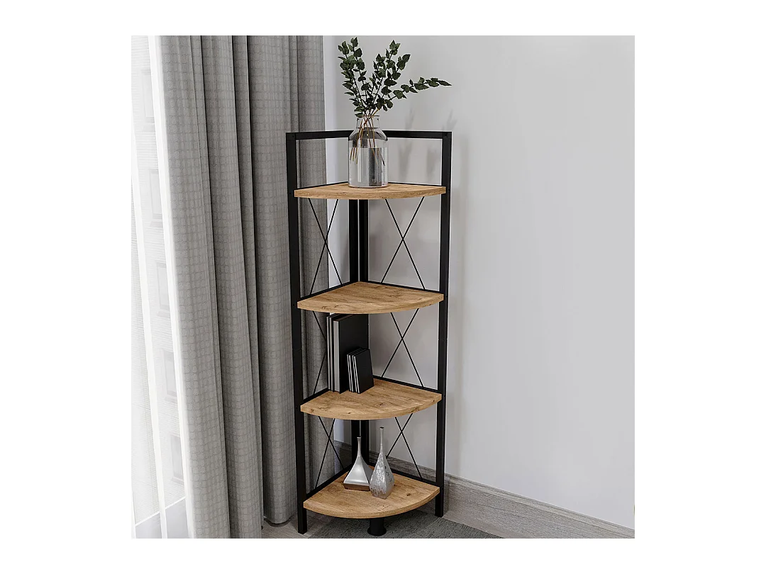 Metalen Hout Hoek Plank Boeken Insasi 4x