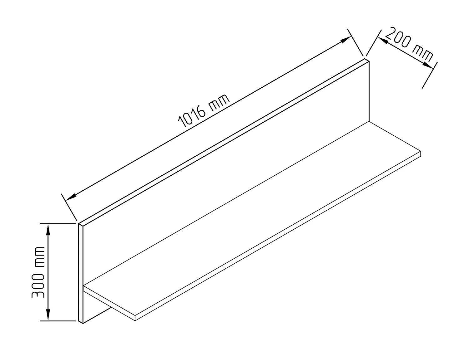 Houten Wandplank Wandplank Shelf Usilo