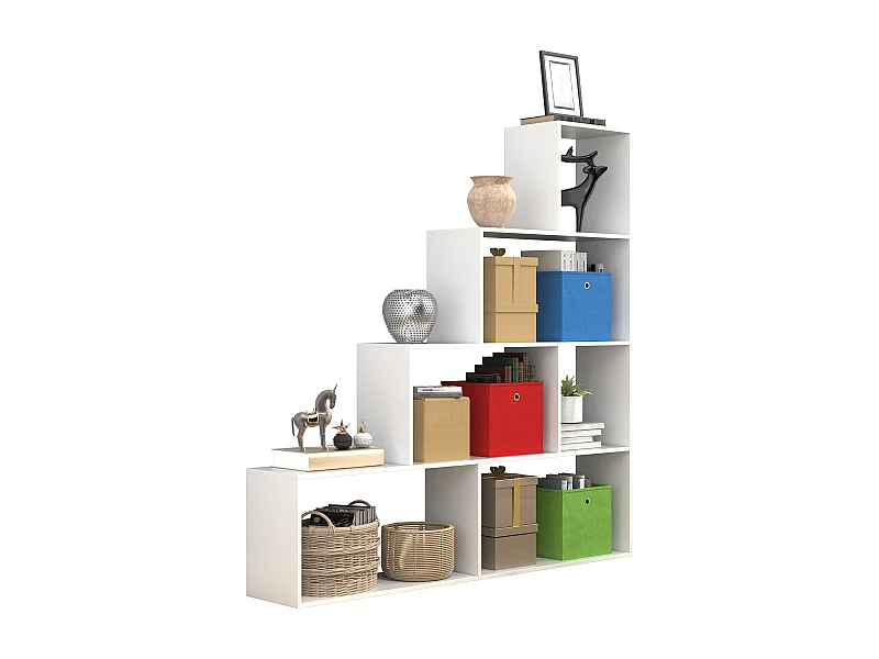 Stand Rack Dubila White H. 163 x W. 155 x D. 29 cm