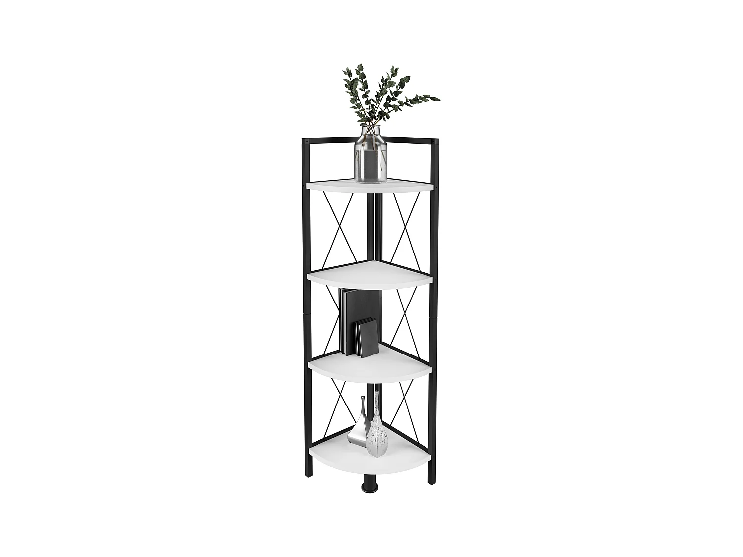 Stand Rack Insasi White H. 122 x W. 34 x D. 34 cm