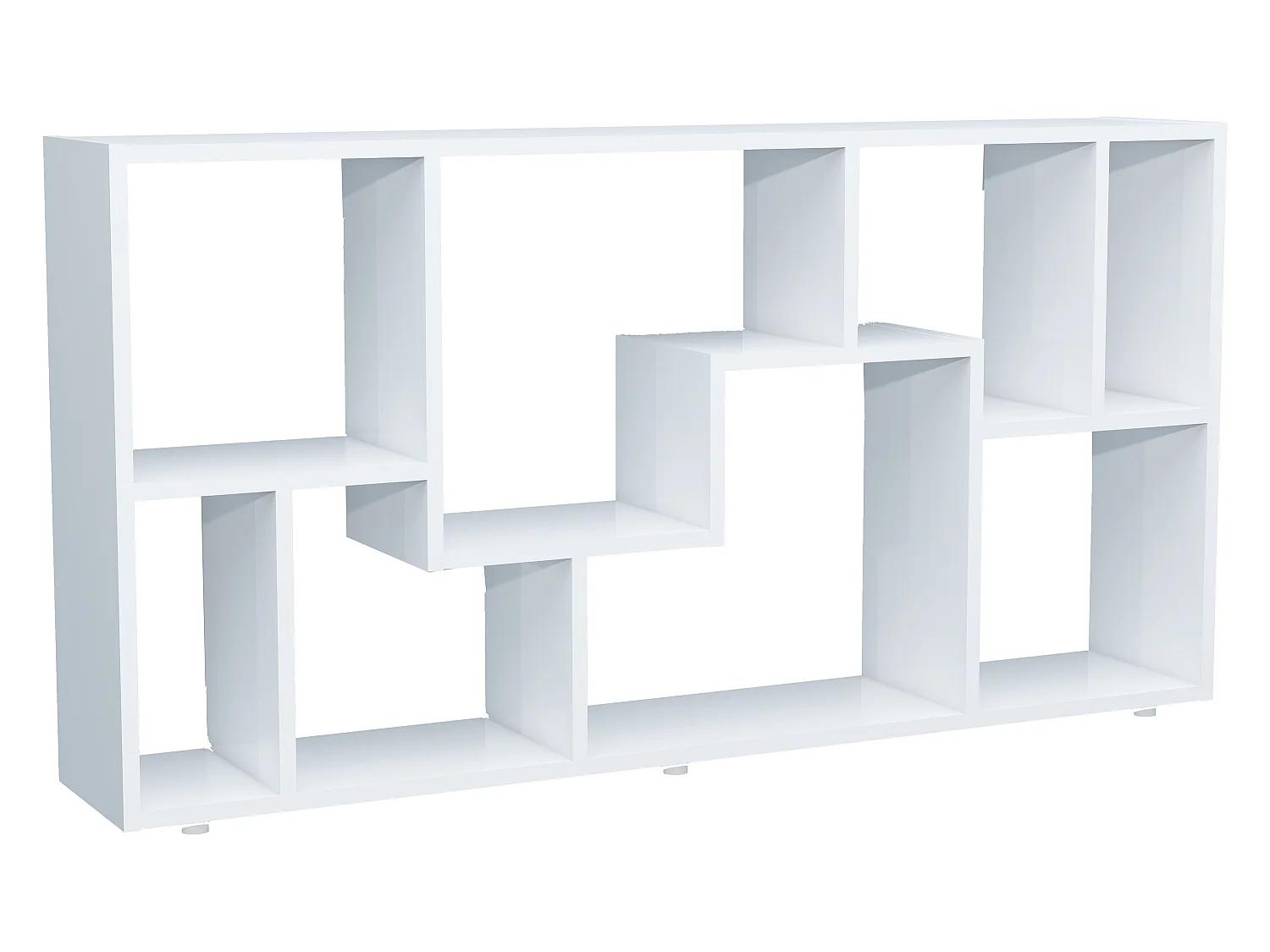 Holz Stand Regal Raumteiler Bücherregal Lanisa L