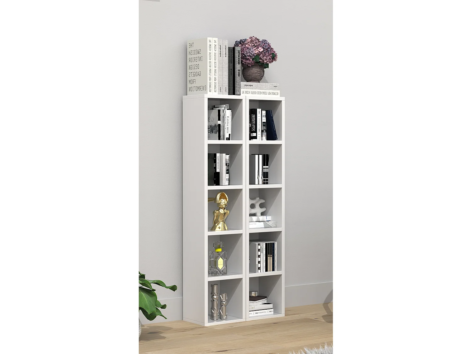 Holz CD DVD Stand Aufbewahrung Deko Regal Megosa S