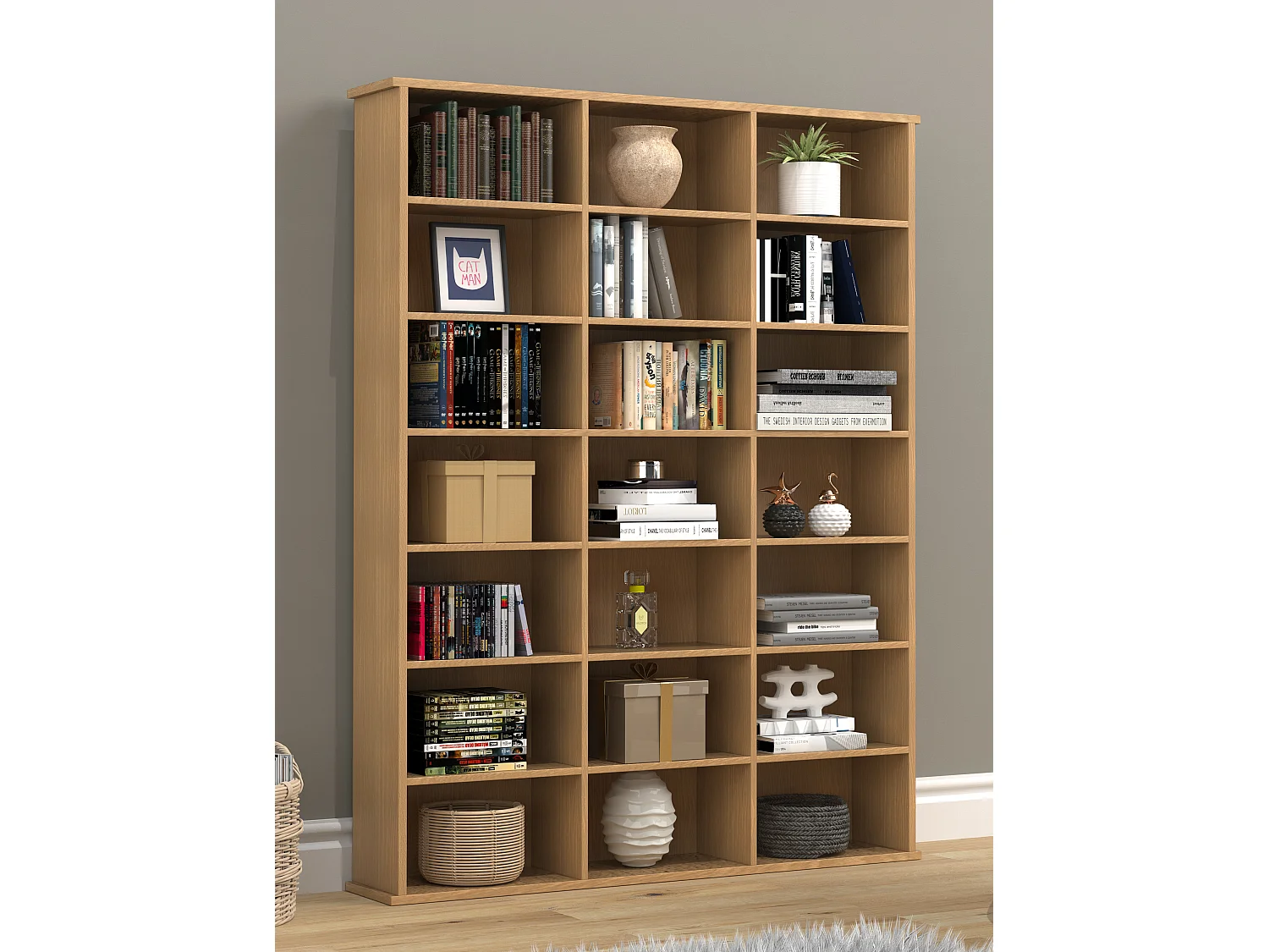 Stand Rack Megosa Book H. 136 x W. 105 x D. 19 cm