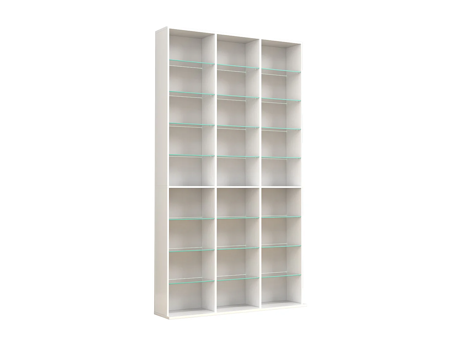 Stand Rack Zilas White H. 181 x W. 102 x D. 23 cm