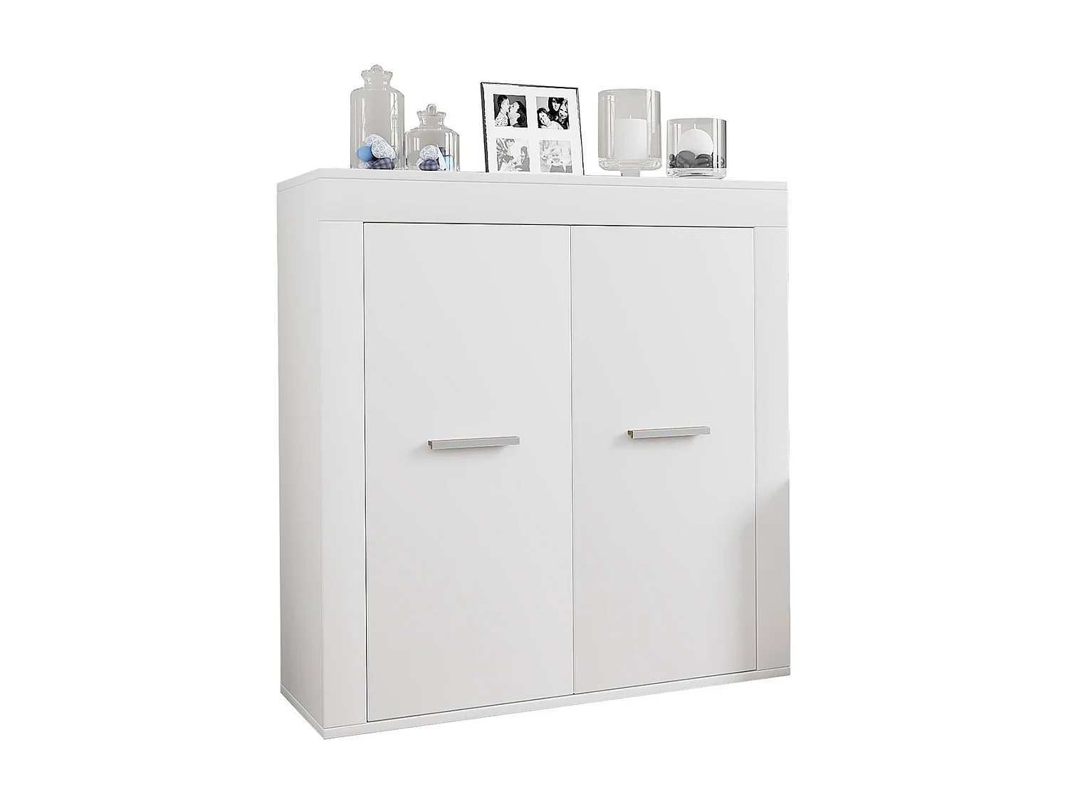 Chest of drawers & sideboards Usilo White H. 89 x W. 80 x D. 35 cm