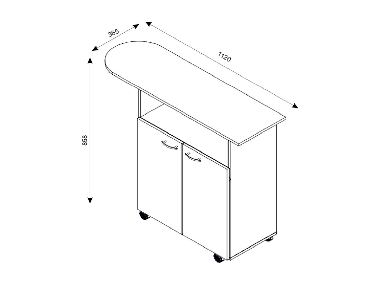 Bois Bübrette Commode Sideboard Bigilo