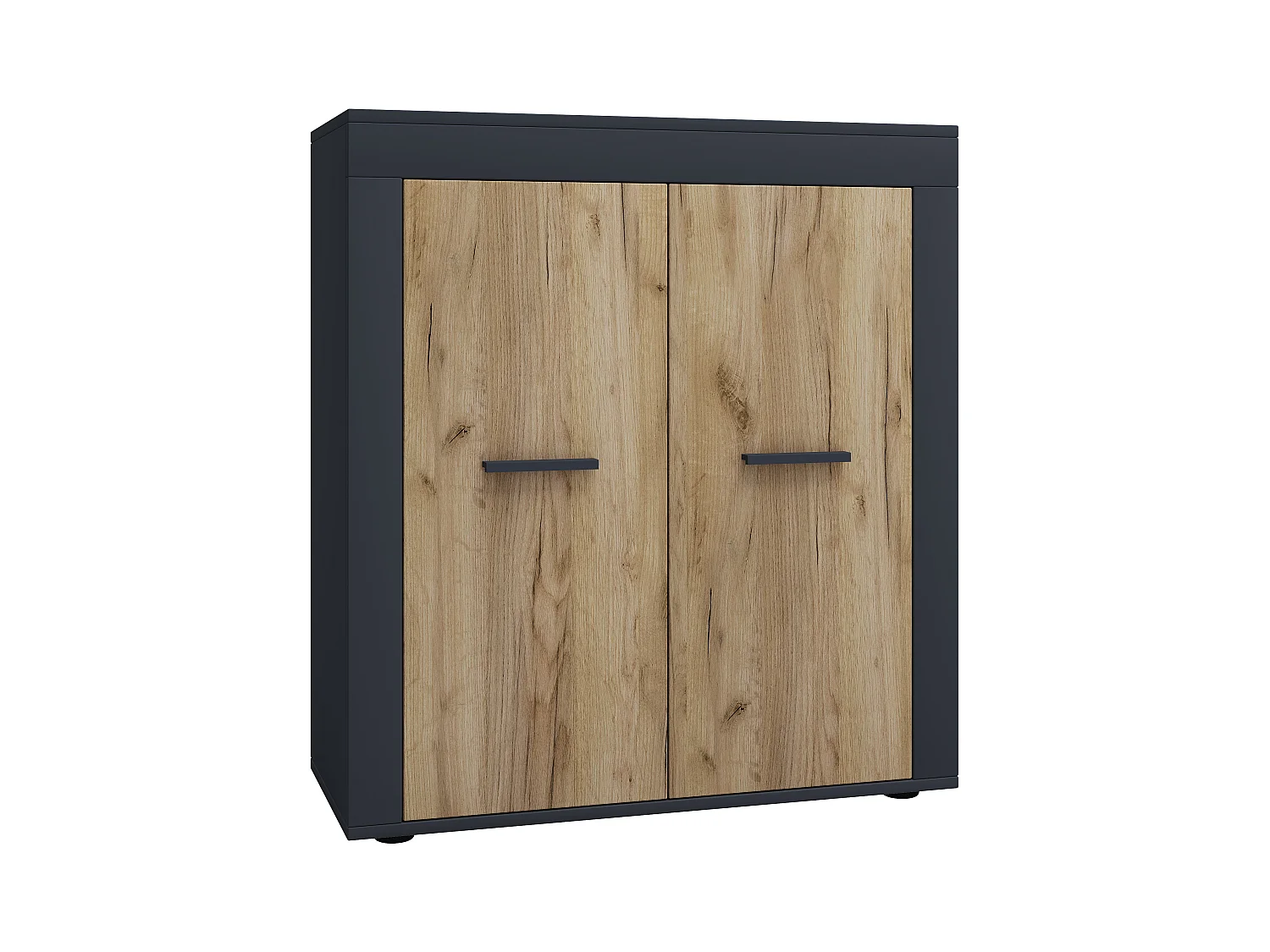 Holz Kommode Sideboard Anrichte Usilo 2 Drehtüren