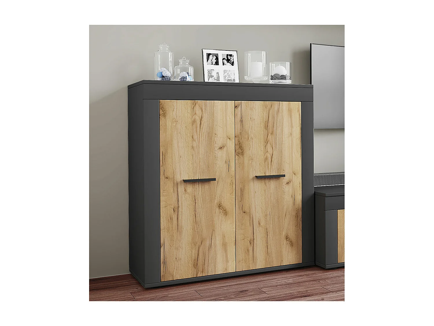 Commode Buffet Usilo 2 portes battantes