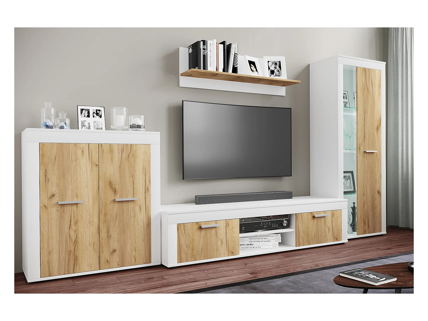 Vitrinekast Woonkamer Glas Usilo