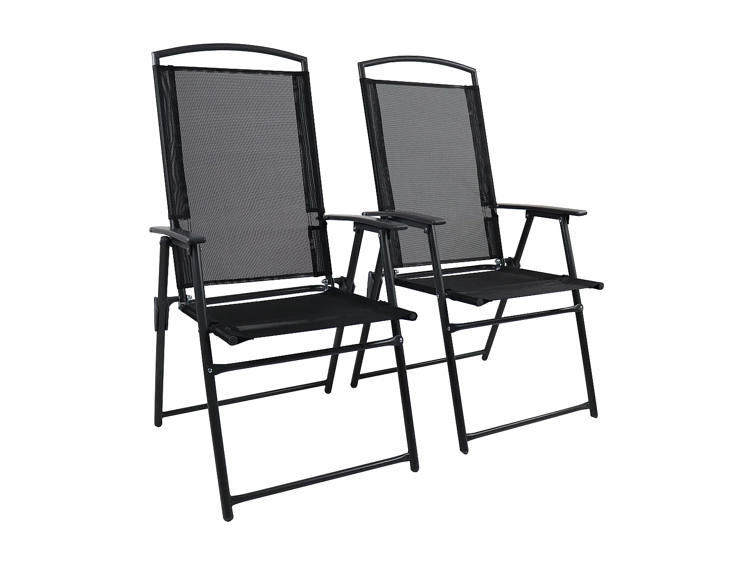 Garden chair Camping Anthracite H. 105 x W. 61 x D. 56 cm
