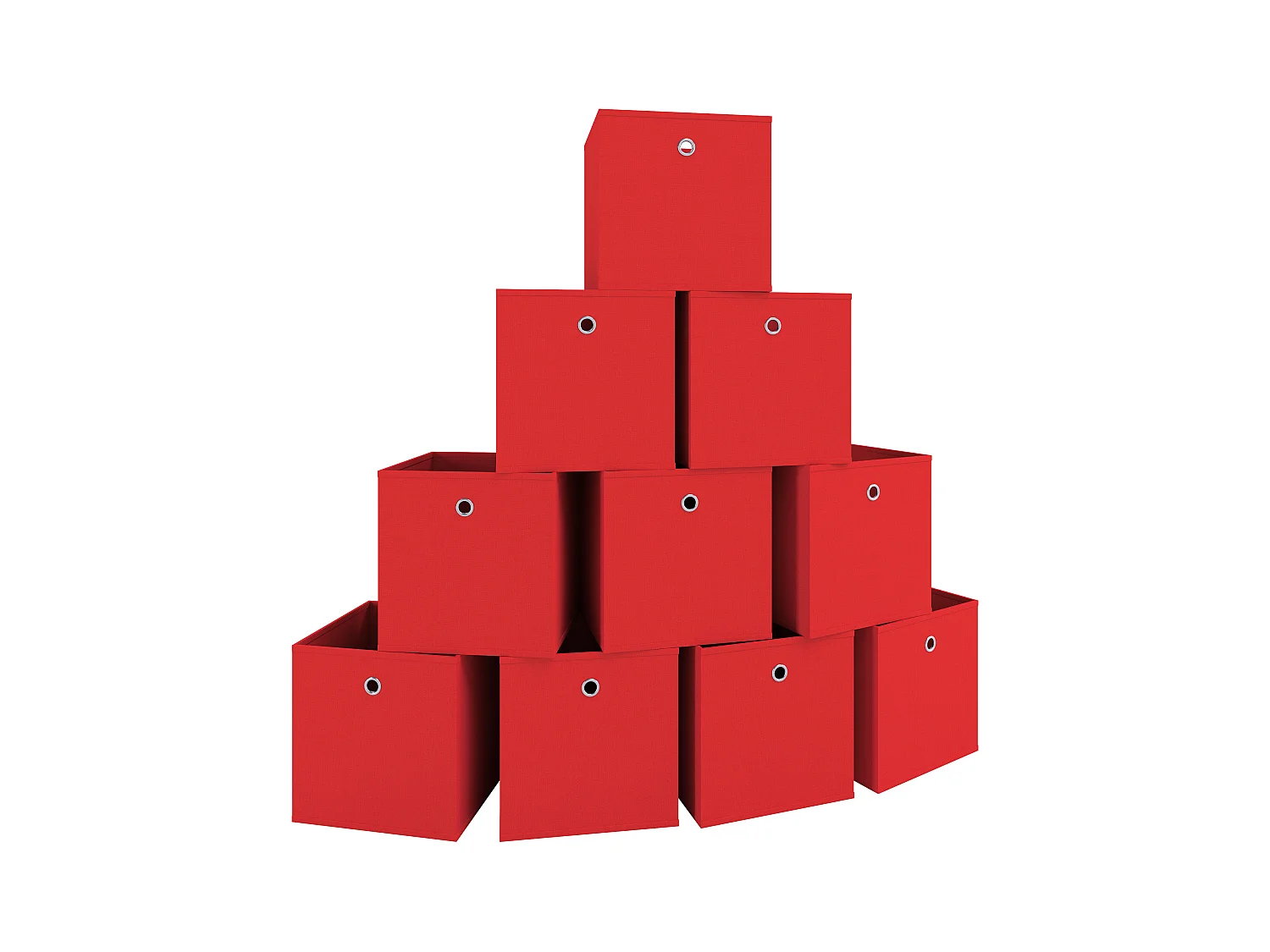 10er Set Faltbox Klappbox Aufbewahrungsbox Boxas