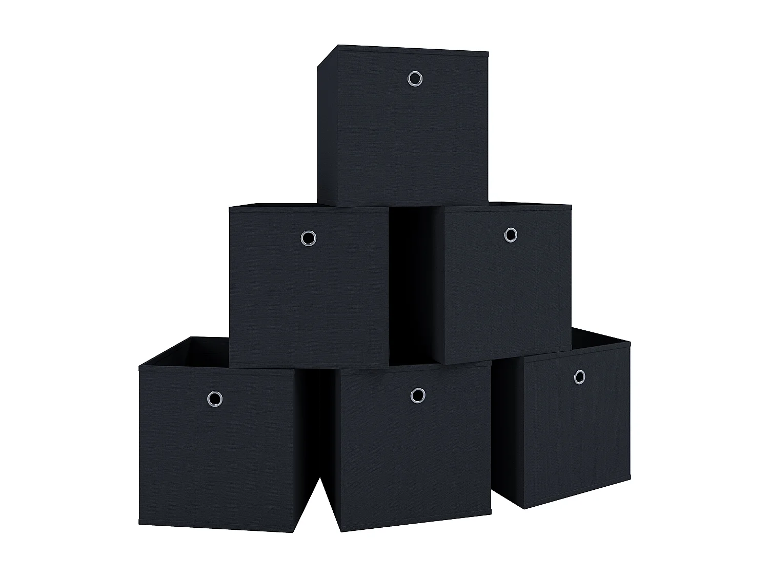 6er Set Faltbox Klappbox Aufbewahrungsbox Boxas