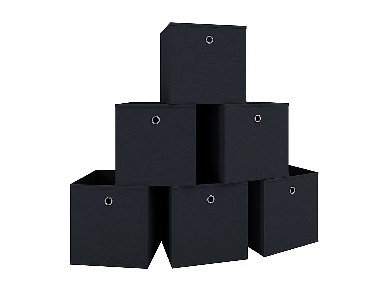 6er Set Faltbox Klappbox Aufbewahrungsbox Boxas