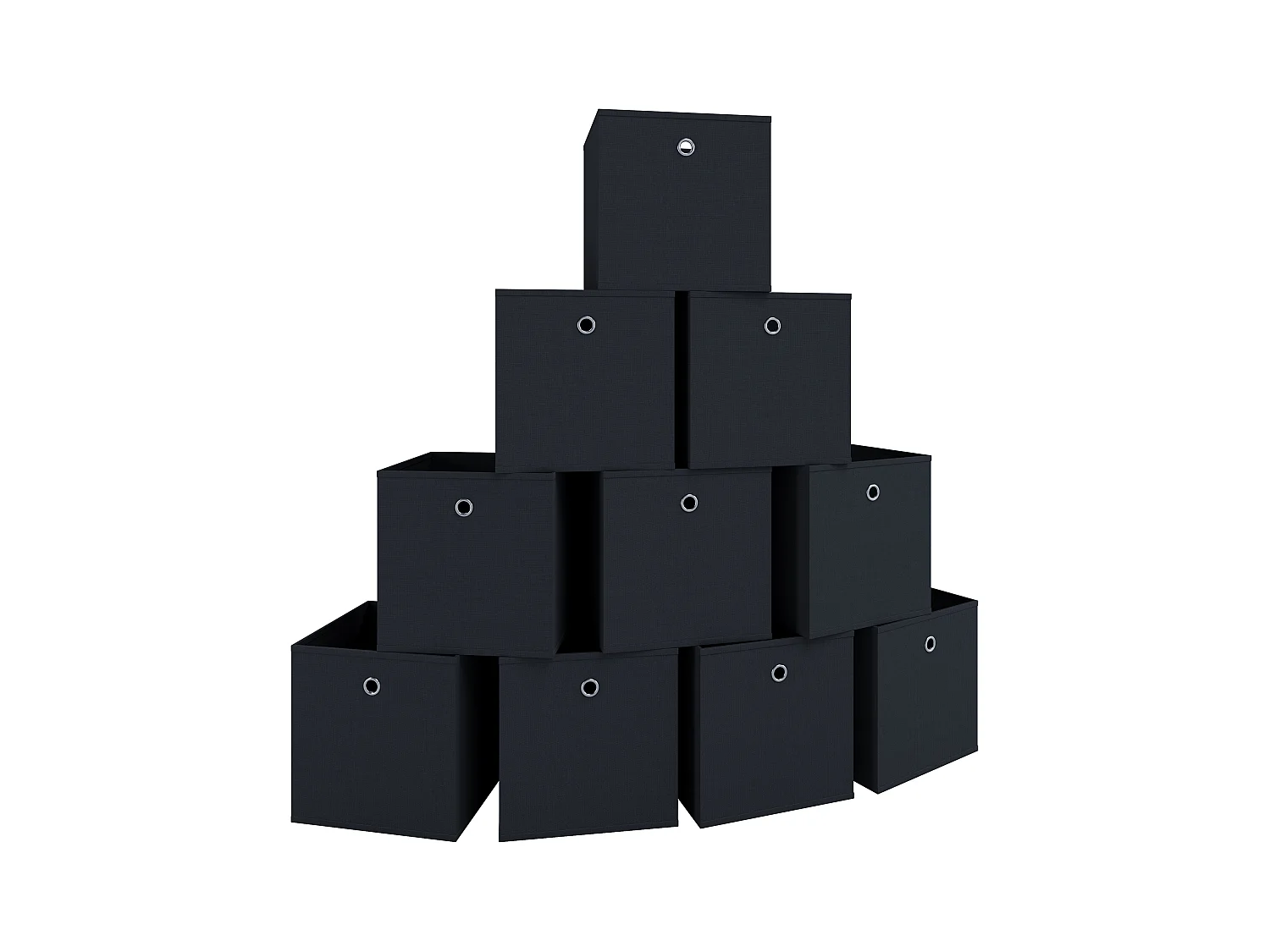 10er Set Faltbox Klappbox Aufbewahrungsbox Boxas