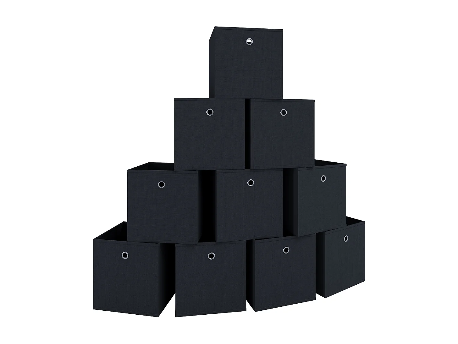 10er Set Faltbox Klappbox Aufbewahrungsbox Boxas