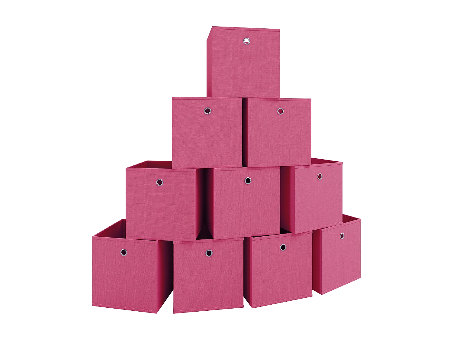 10er Set Faltbox Klappbox Aufbewahrungsbox Boxas