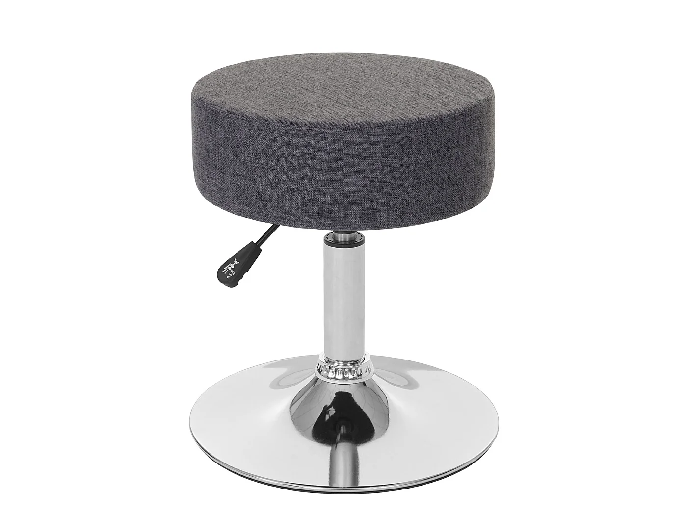 Lot de 2 tabourets MCW-C22,  gris