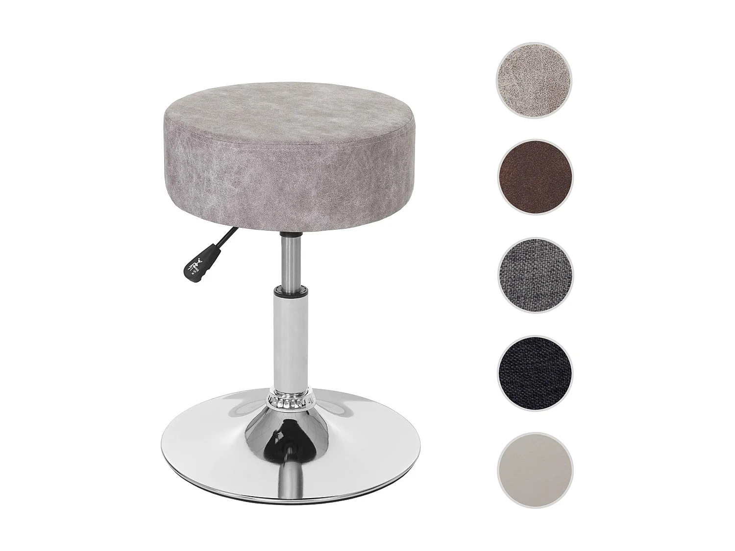 Tabouret MCW-C22,  gris vintage