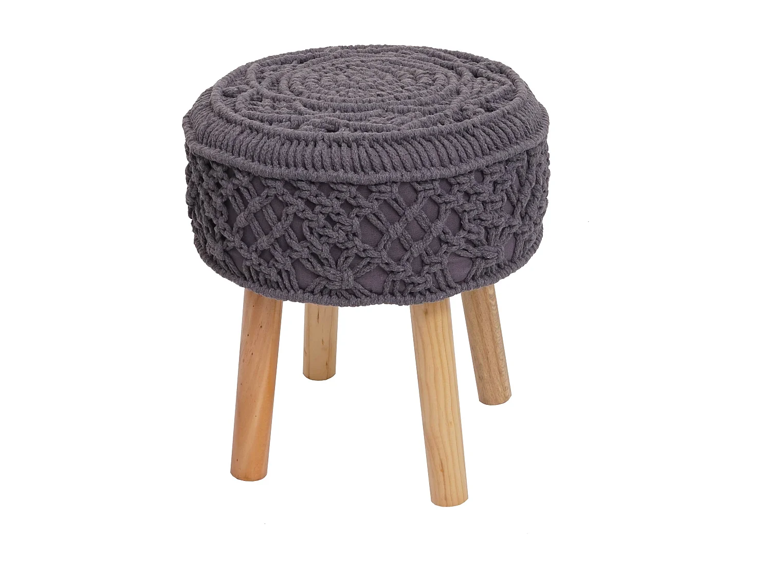 Pouf MCW-J43,  gris foncé